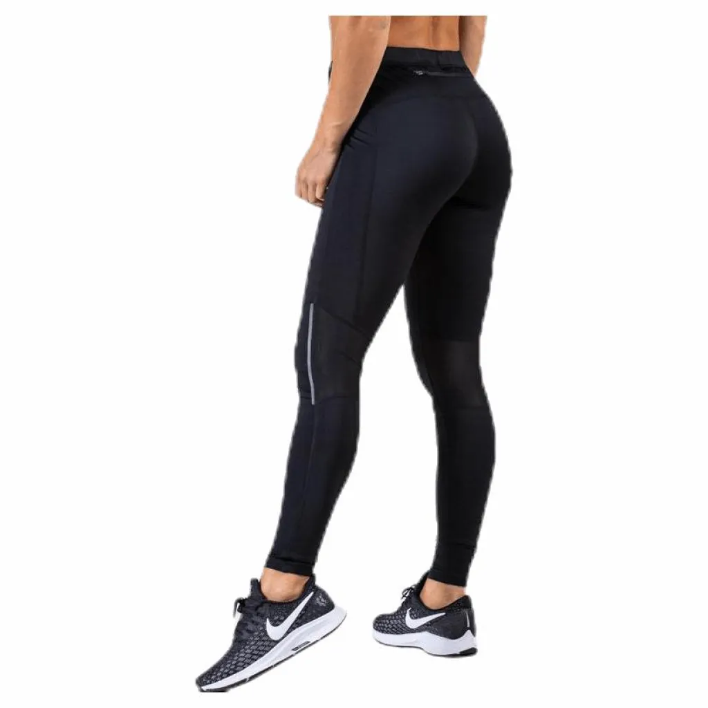 Endurance Mahana Long Run Tights XQL Black Svart Discount