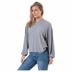 Mai Ls Top Grey*Pieces Clearance