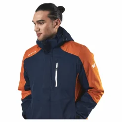 Maison 4-way Stretch Ski Jacket W-PRO 15000 Blue*Whistler New