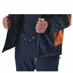 Maison 4-way Stretch Ski Jacket W-PRO 15000 Blue*Whistler New