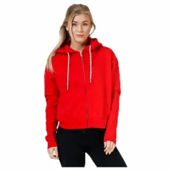 Svea Malaga Zip Hood Red Röd Hot