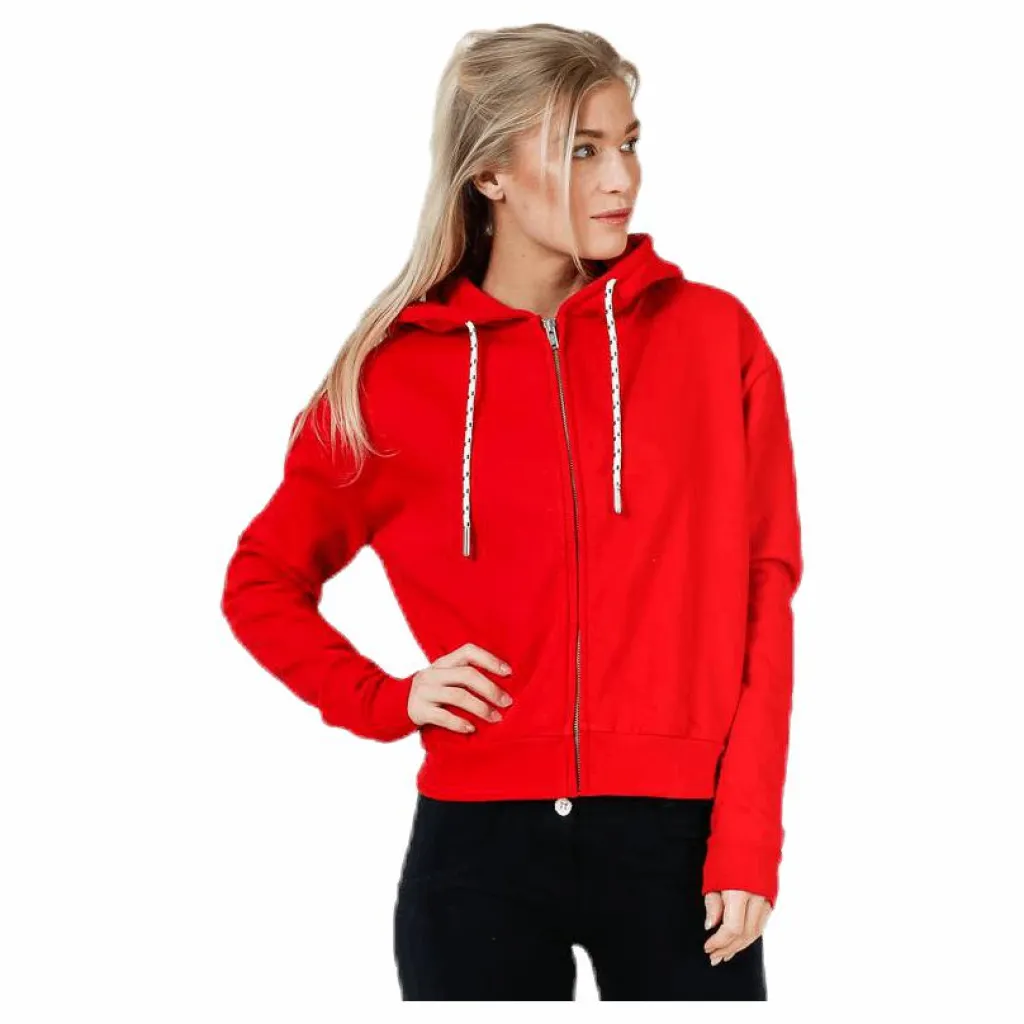 Svea Malaga Zip Hood Red Röd Hot