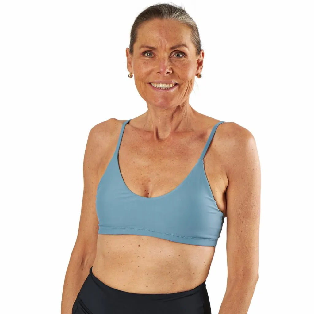 Waikani Beachwear Malie Top Blue Blå Online