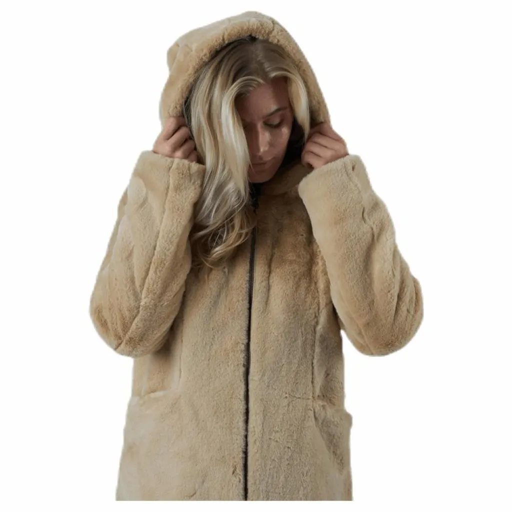 Only Malou Faux Fur Coat Cc Otw Beige Outlet