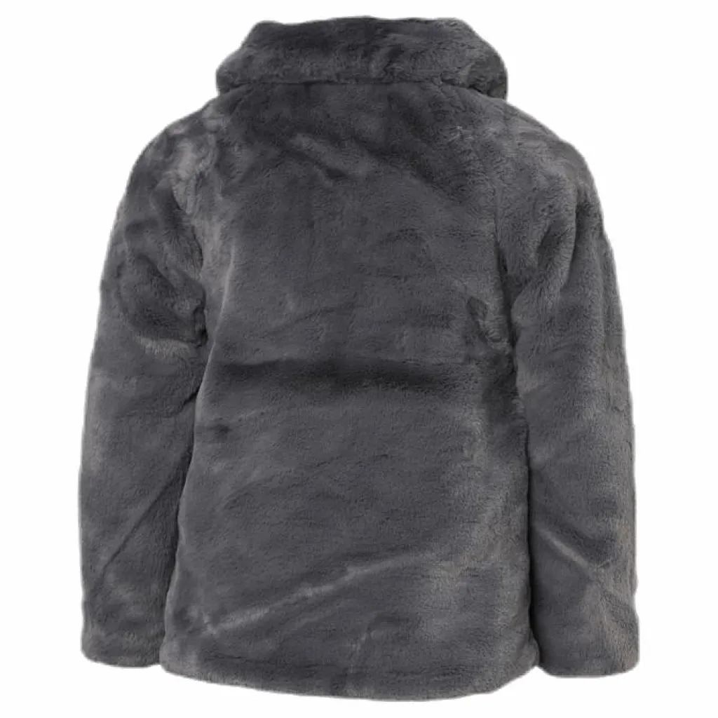 Mamy Faux Fur Jacket Purple*Name It Outlet