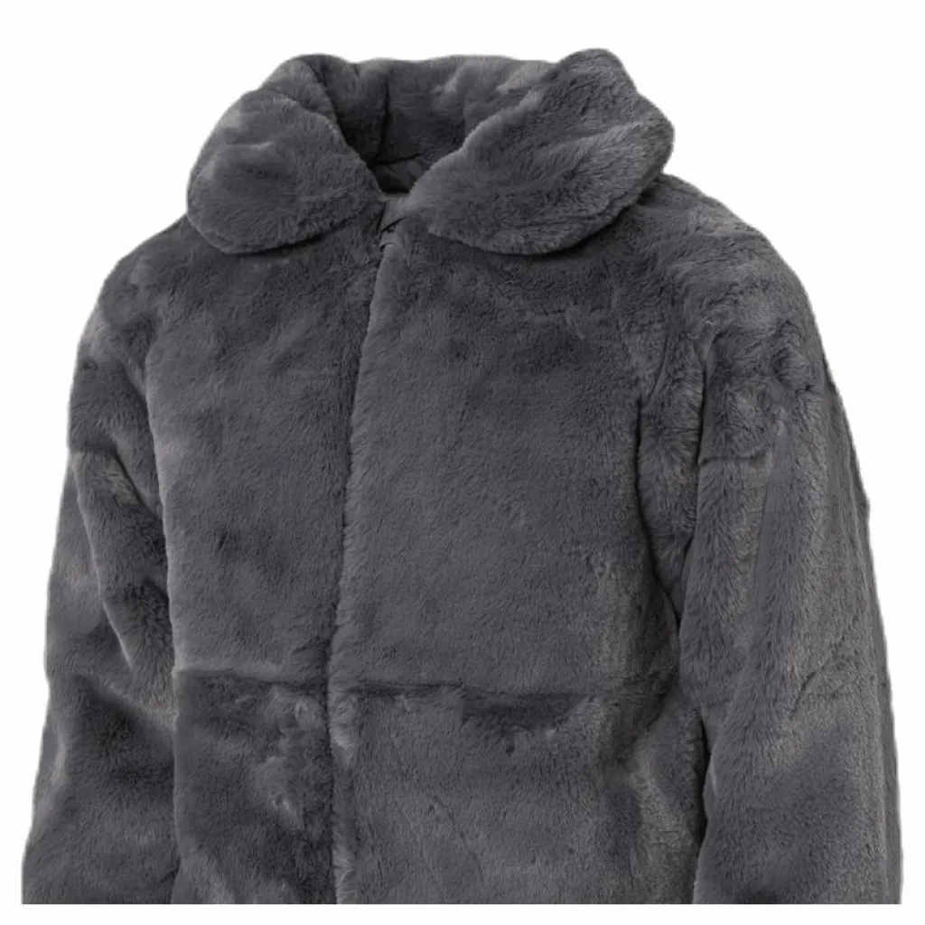 Mamy Faux Fur Jacket Purple*Name It Outlet