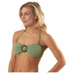 Waikani Beachwear Mano Bandeau Green Grön New