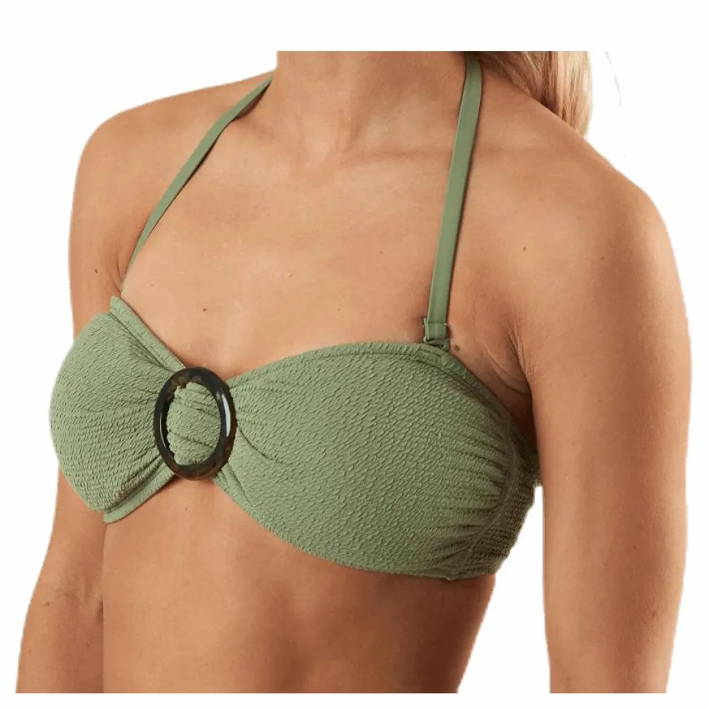 Waikani Beachwear Mano Bandeau Green Grön New