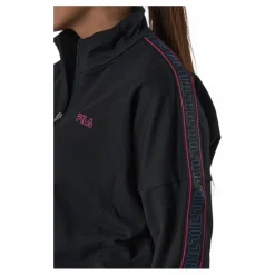 Fila Maribel Cropped Half Zip Shirt Black Svart New