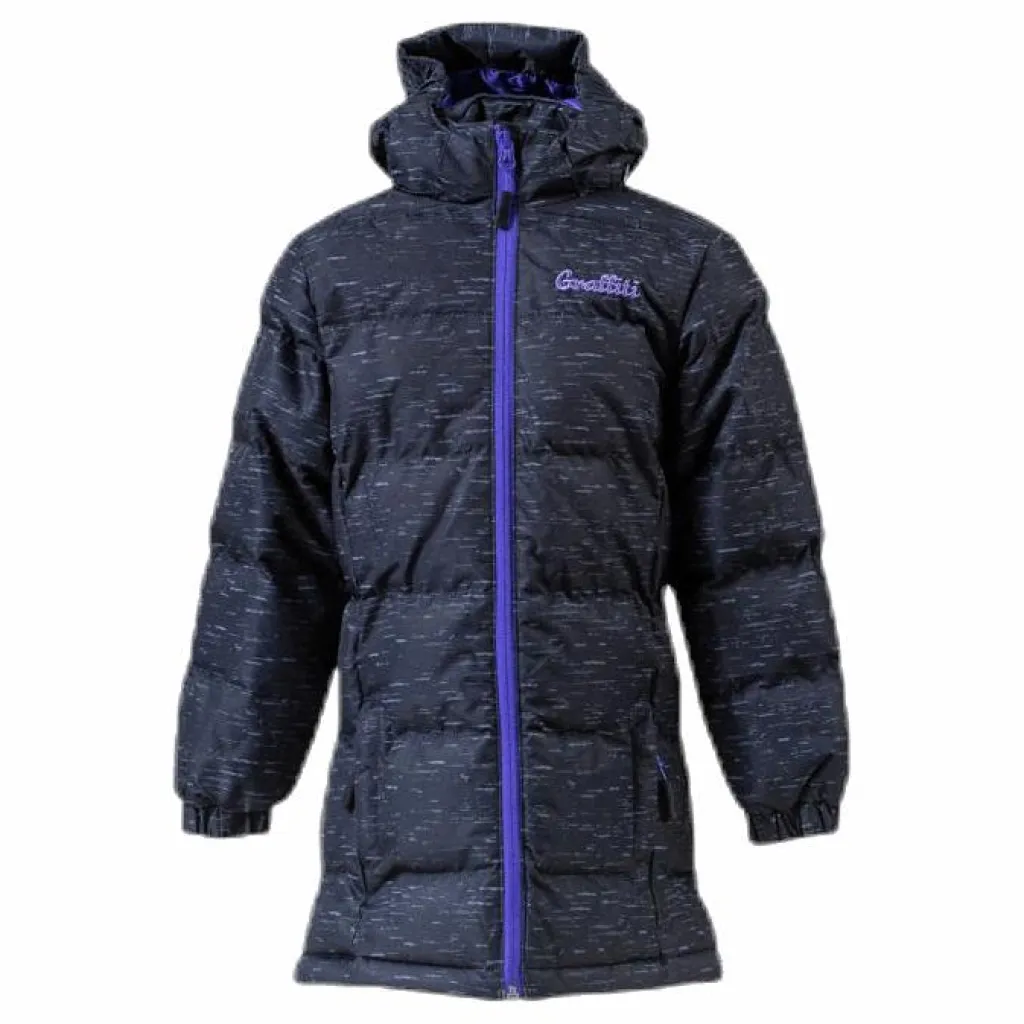 Graffiti Mariel Girls Long Melange Pro-lite Jacket Black Svart New
