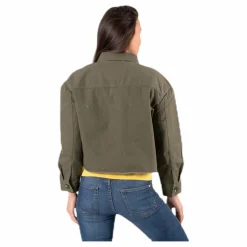 Only Marina Crop Jacket Green Grön