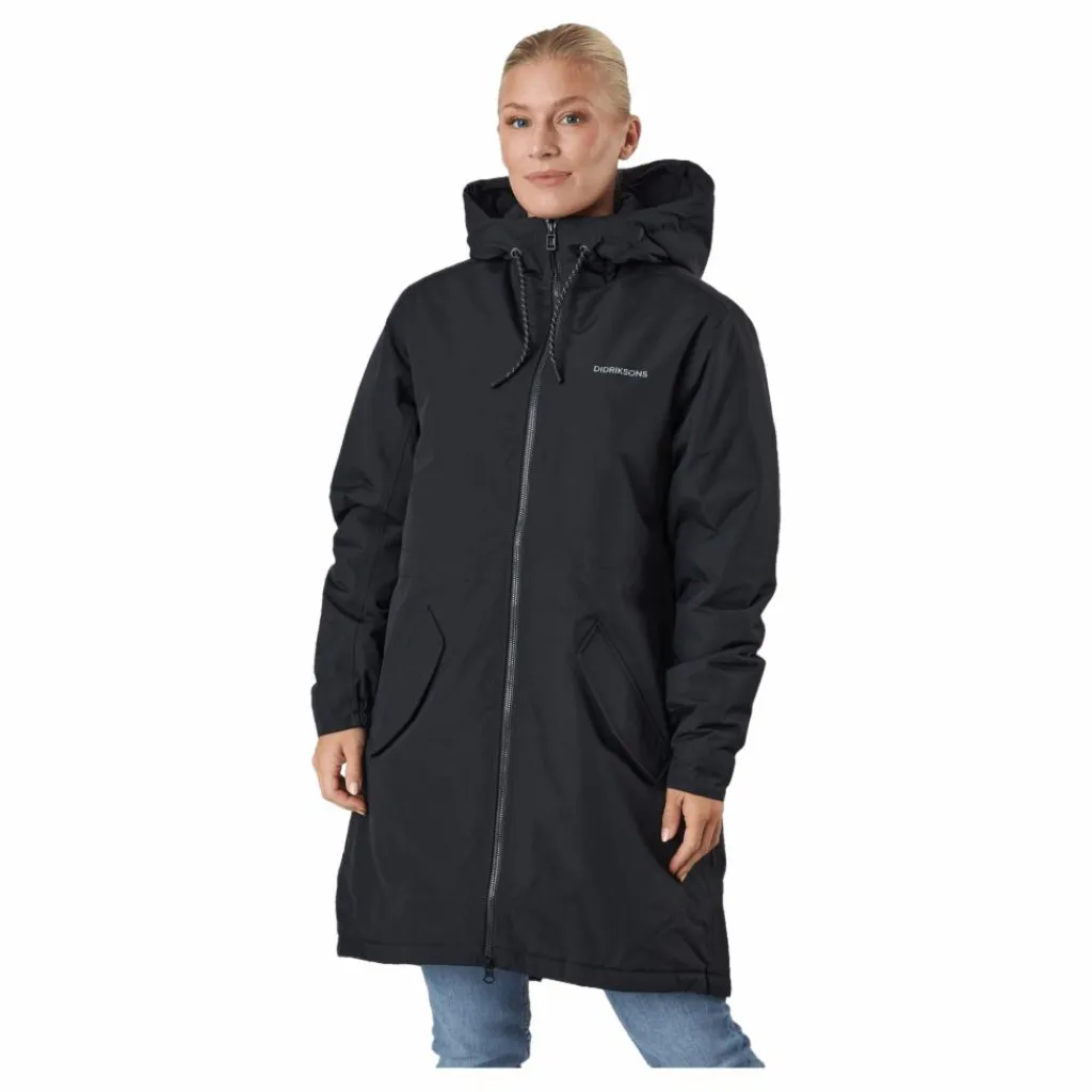 Didriksons Marta-lisa Wns Parka Black Svart Outlet