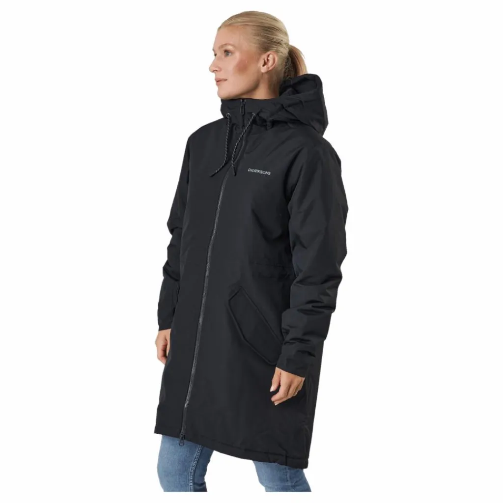 Didriksons Marta-lisa Wns Parka Black Svart Outlet
