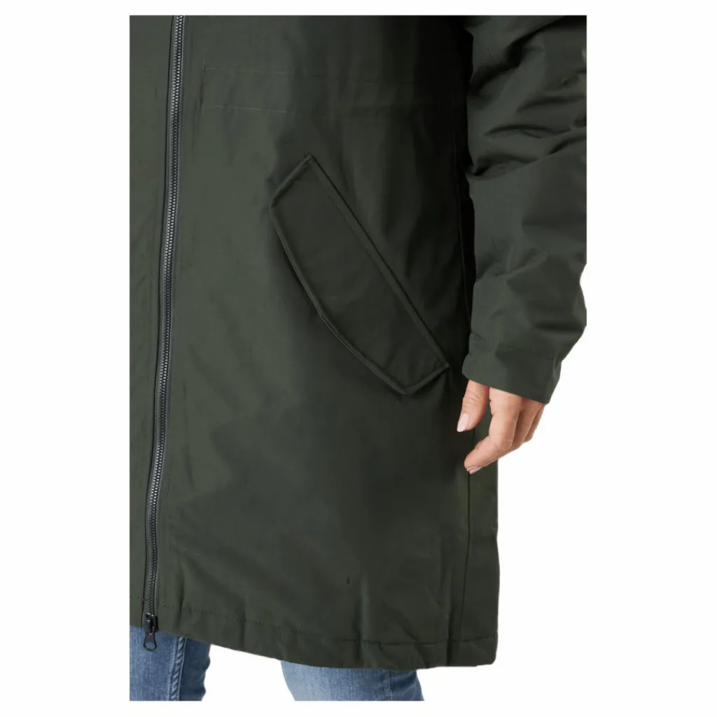 Didriksons Marta-lisa Wns Parka Green Grön Outlet