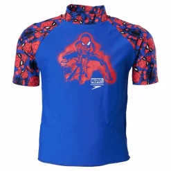 Speedo Marvel Spiderman Sun Top Blue Blå Discount