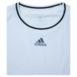 adidas Tennis Match Tee Aeroready White/Black Vit Outlet