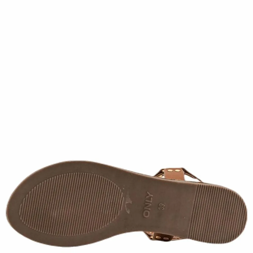 Only Maya Pu Ankle Wrap Sandal Brown Brun Online