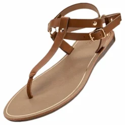 Only Maya Pu Ankle Wrap Sandal Brown Brun Online