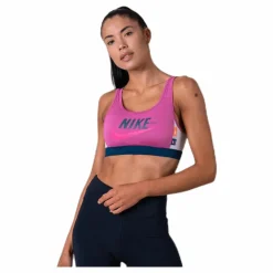 Nike Medium Pad Icon Clash Bra Pink/Blue Rosa