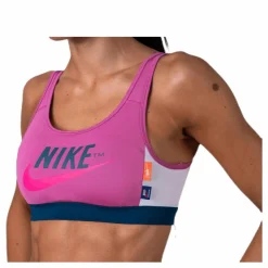 Nike Medium Pad Icon Clash Bra Pink/Blue Rosa