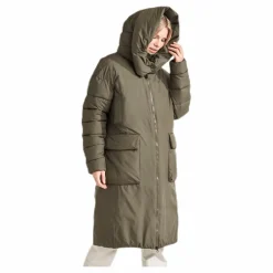 Melina Puff Coat Green*Didriksons Outlet