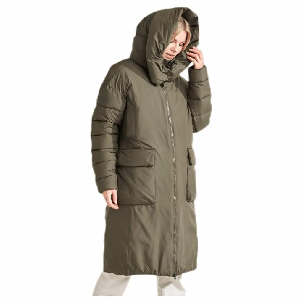 Melina Puff Coat Green*Didriksons Outlet