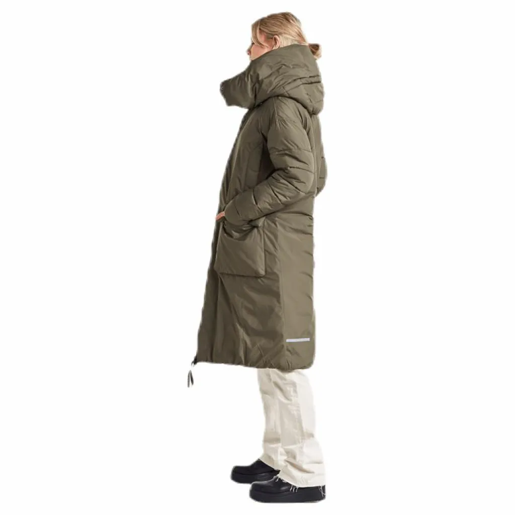 Melina Puff Coat Green*Didriksons Outlet