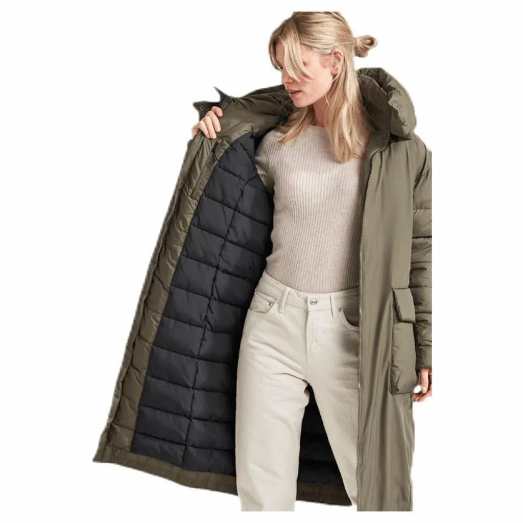 Melina Puff Coat Green*Didriksons Outlet