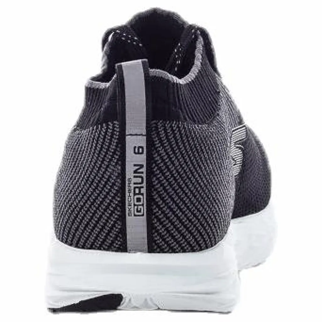 Skechers Mens GO Run 6 White/Black Sale