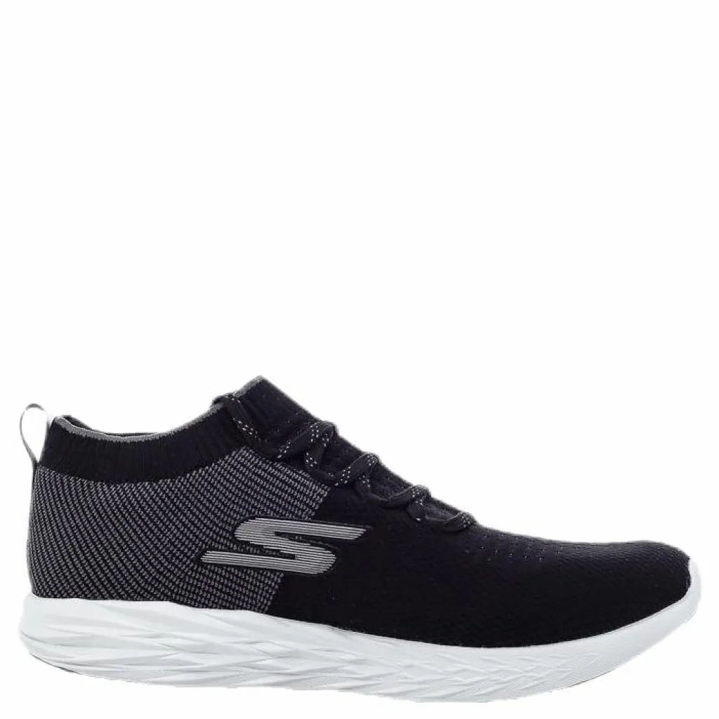 Skechers Mens GO Run 6 White/Black Sale