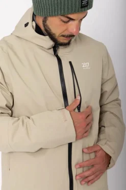 Men’S Light Padded Ski Jacket Kabo Sand*2117 of Sweden Online