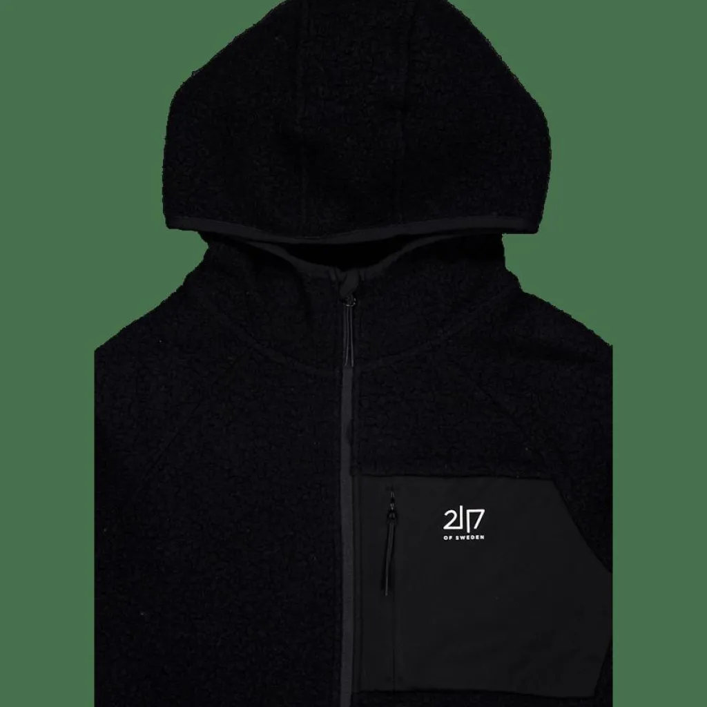 Men’S Wool Pile Hoodie Skord Black*2117 of Sweden
