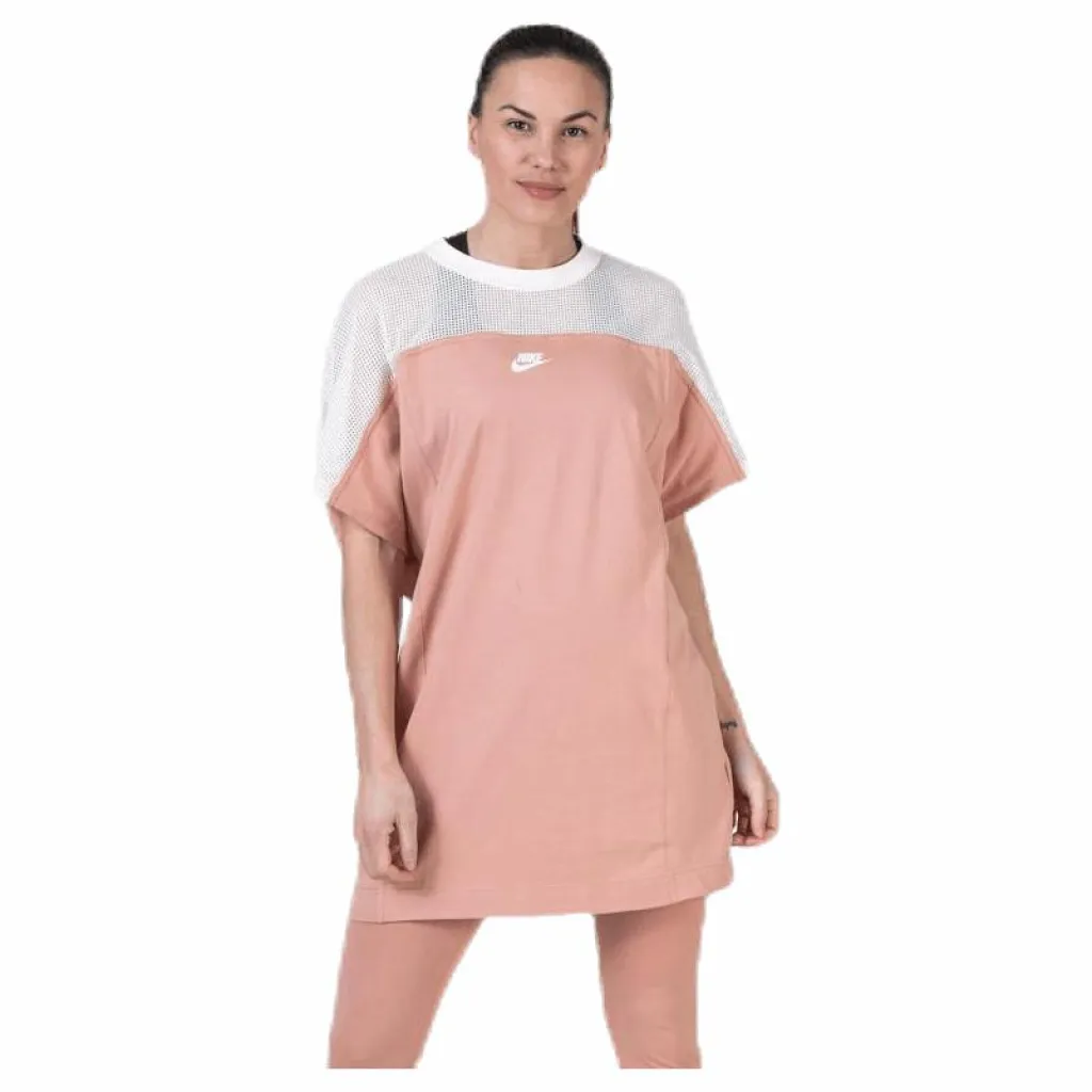 Nike Mesh Dress Red Rosa