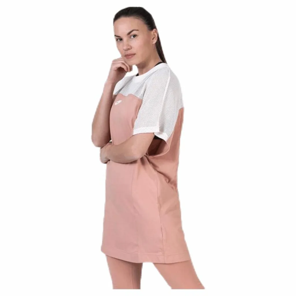 Nike Mesh Dress Red Rosa