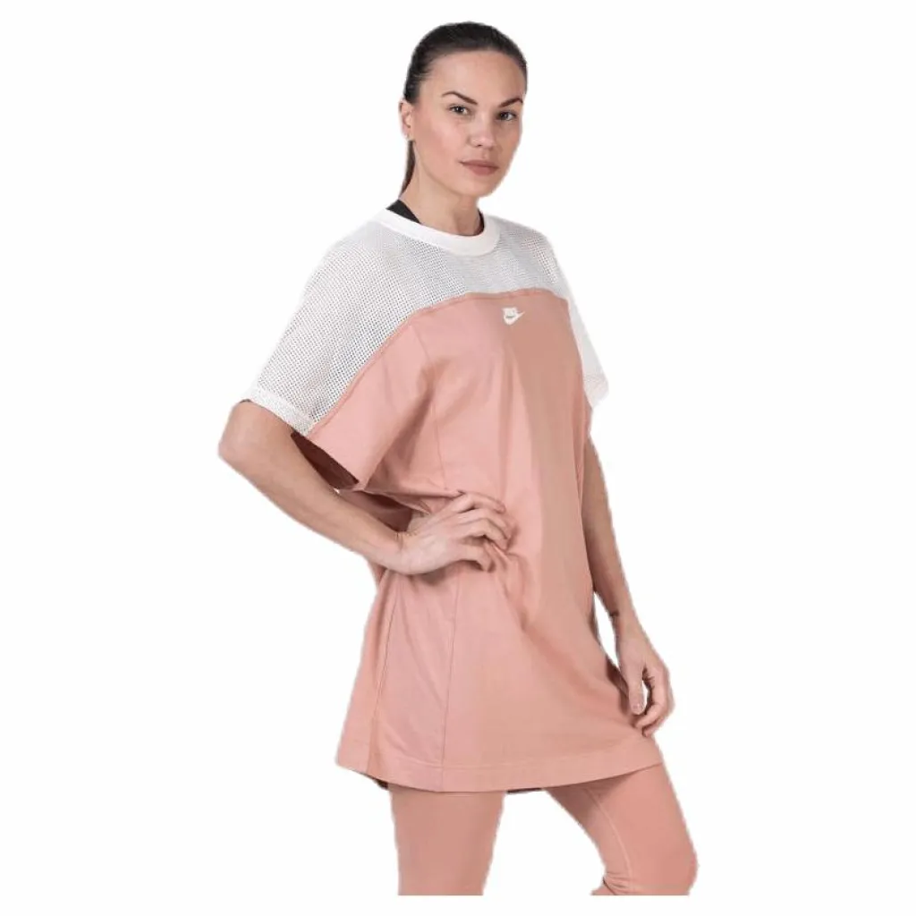 Nike Mesh Dress Red Rosa