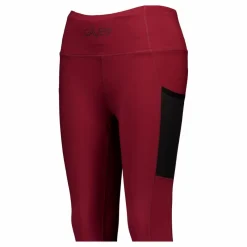 Mesh Pocket Leggings Dark Burgundy*Gavelo