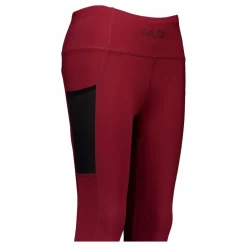 Mesh Pocket Leggings Dark Burgundy*Gavelo