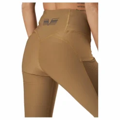 Gavelo Mesh Pocket Leggings Dark Brown Brun Sale