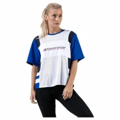 Mesh Tee Logo Blue*Tommy Hilfiger Sport