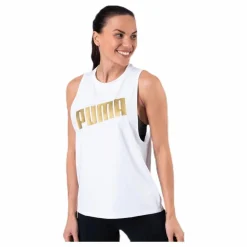 Metal Splash Adjustable Tank White*Puma New