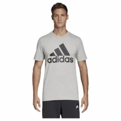 Mh Bos Tee Medium Grey Heather / Black*adidas Outlet