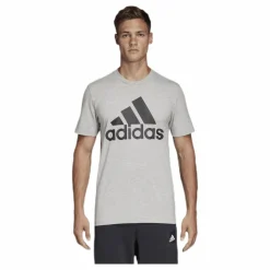 Mh Bos Tee Medium Grey Heather / Black*adidas Outlet