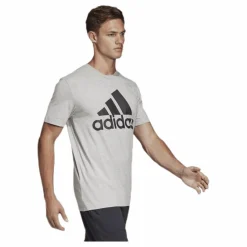 Mh Bos Tee Medium Grey Heather / Black*adidas Outlet