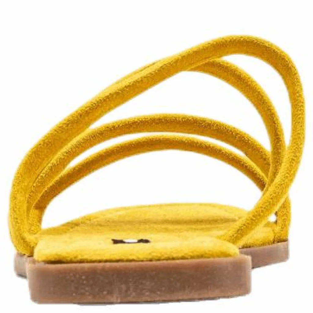 Only Mia Strap Slip On Yellow Gul Hot