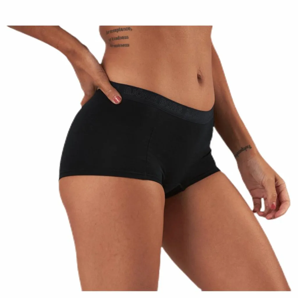 Mia Tiger Minishorts 2-Pack Black*Björn Borg Clearance