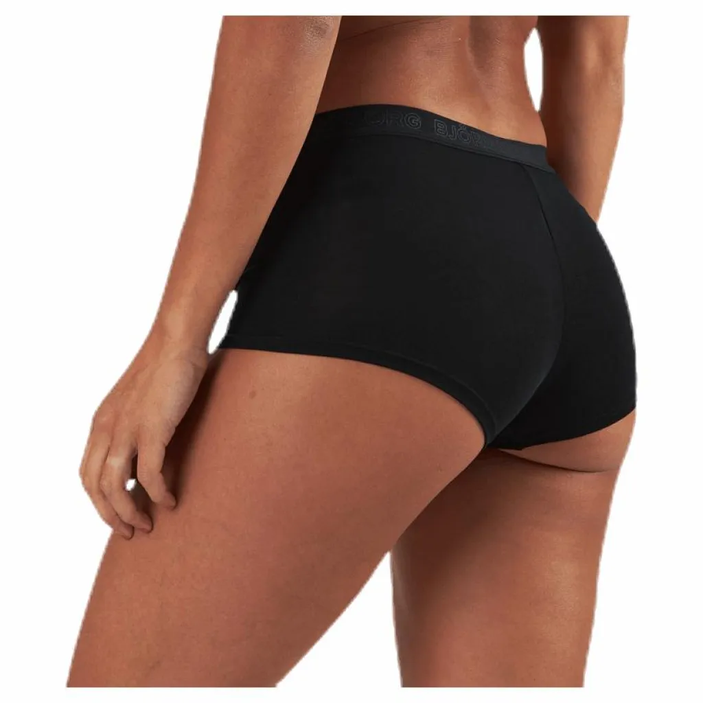 Mia Tiger Minishorts 2-Pack Black*Björn Borg Clearance