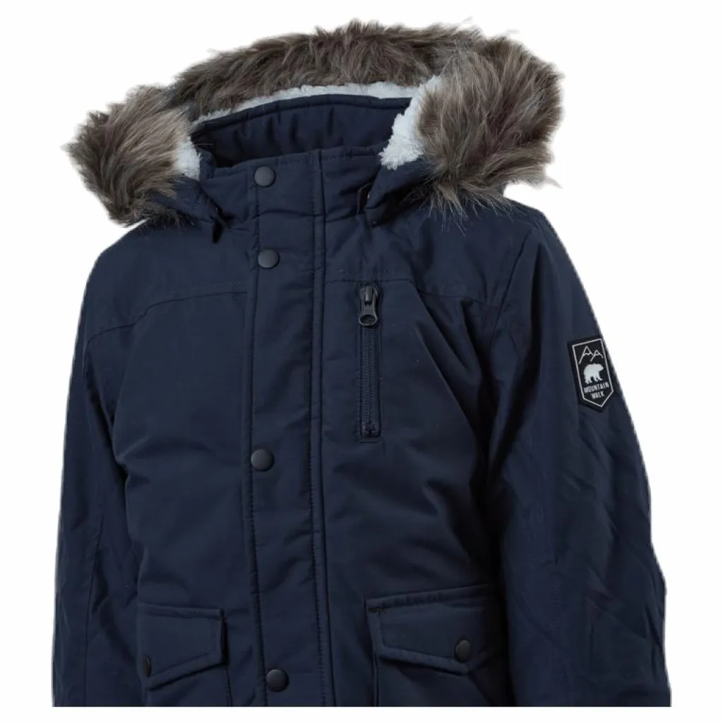 Name It Mibis Parka Jacket Pb Blue Blå Clearance