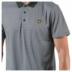 Microstripe Polo Green*Lyle & Scott Clearance