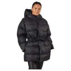 Mid Length Beltet Coat Black*Svea New