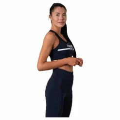 Mid Support Bra Logo Blue*Tommy Hilfiger Sport Online